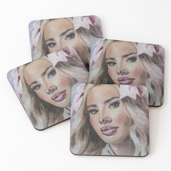 Item preview, Original Watercolor Blonde Girl Portrait designed and sold by SlavaArt.