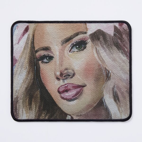 Item preview, Original Watercolor Blonde Girl Portrait designed and sold by SlavaArt.
