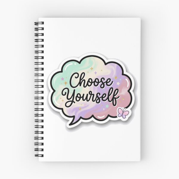 Item preview, Choose Yourself Kawaii Affirmation Sticker designed and sold by HOODYBUDSTYLES.