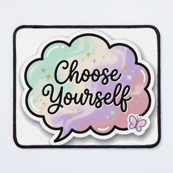 Item preview, Choose Yourself Kawaii Affirmation Sticker designed and sold by HOODYBUDSTYLES.