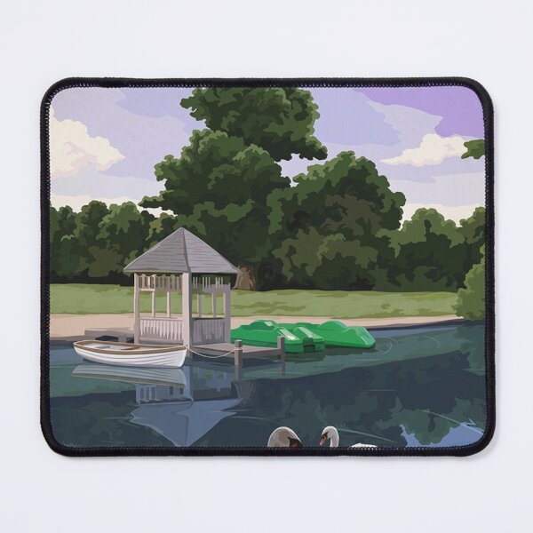 Item preview, Dulwich Park London Original Custom Vintage Poster Wall Art Design Pillow Gift designed and sold by Cool Robot Bro..