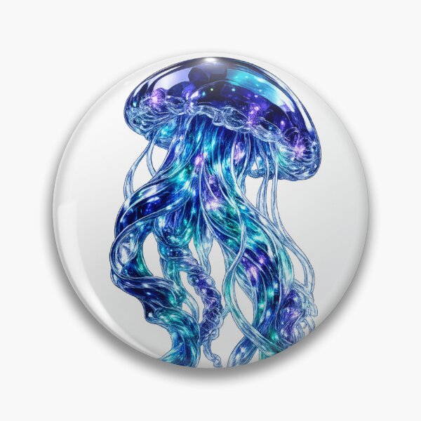 Item preview, Glass Galaxy Jellyfish Sculpture designed and sold by LiMarchee.