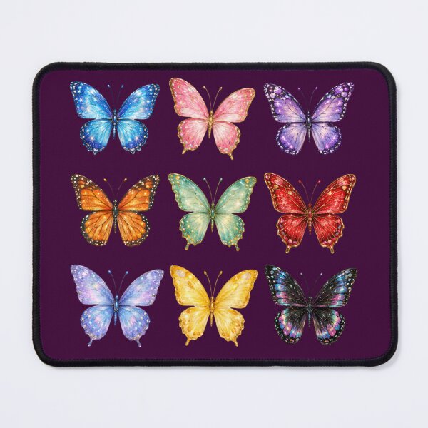 Item preview, Glitter Butterfly Collection – Colorful Sparkling Butterfly Art designed and sold by Lyannaadesign.
