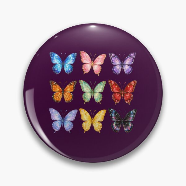Item preview, Glitter Butterfly Collection – Colorful Sparkling Butterfly Art designed and sold by Lyannaadesign.