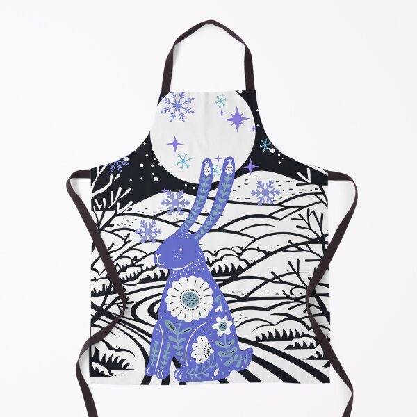 Item preview, Zen rabbit in the silence of snow designed and sold by 247DesignStudio.