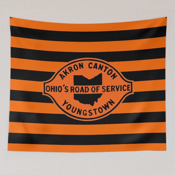 Item preview, Akron, Canton and Youngstown Striped Logo designed and sold by Trains-and-Rail.