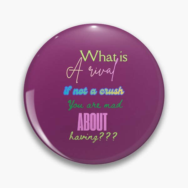 Item preview, Crush or Rival? designed and sold by Enby-Gurl.