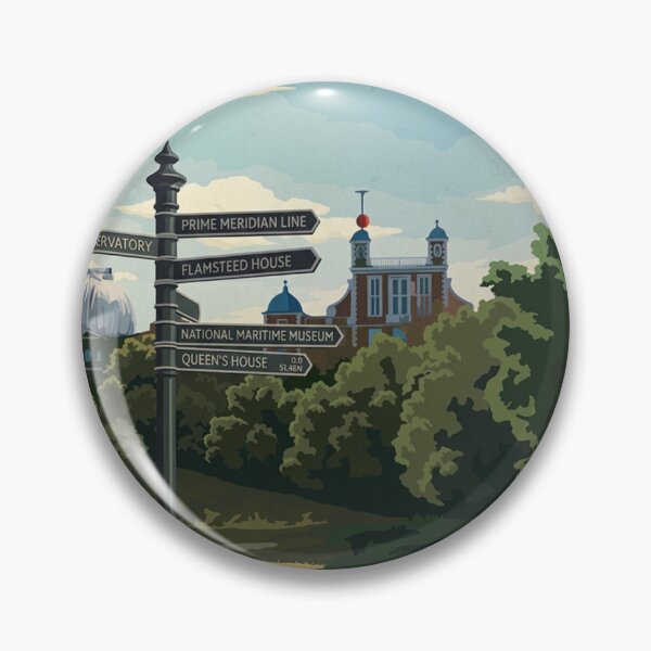 Item preview, Greenwich Park London Original Custom Vintage Poster Wall Art Design Pillow Gift designed and sold by Cool Robot Bro..