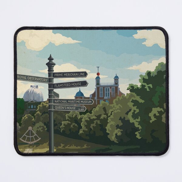 Item preview, Greenwich Park London Original Custom Vintage Poster Wall Art Design Pillow Gift designed and sold by Cool Robot Bro..