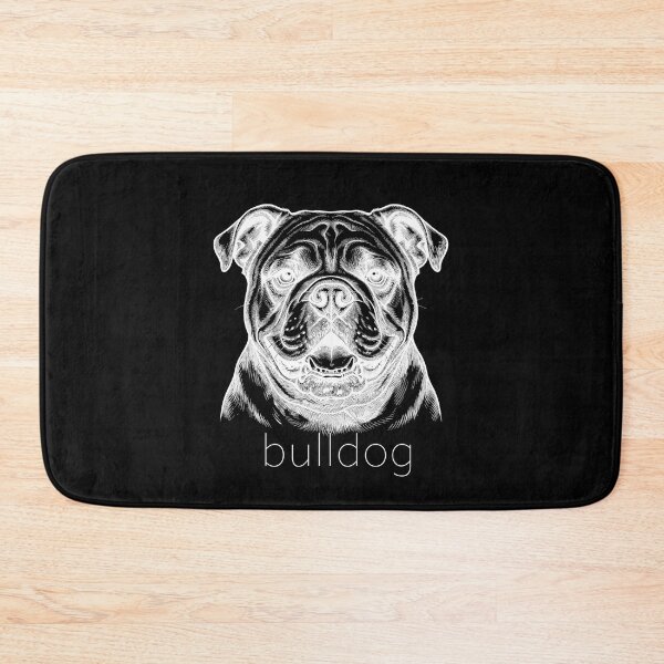 Item preview, Bulldog Illustrative Portrait for dark color background designed and sold by SUP-R-Ts.