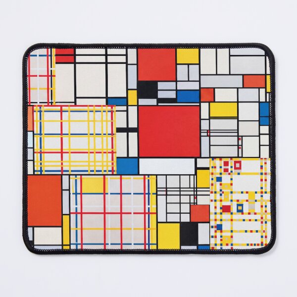 Item preview, Piet Mondrian Collection: Collected Geometric Abstract Paintings designed and sold by Mr Mustard Prints.