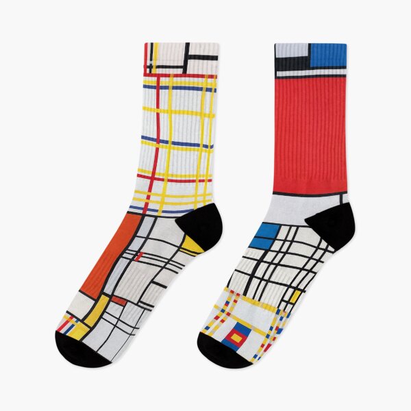 Artikelvorschau, Sammlung Piet Mondrian: Gesammelte geometrisch-abstrakte Gemälde entworfen und verkauft von Mr Mustard Prints.