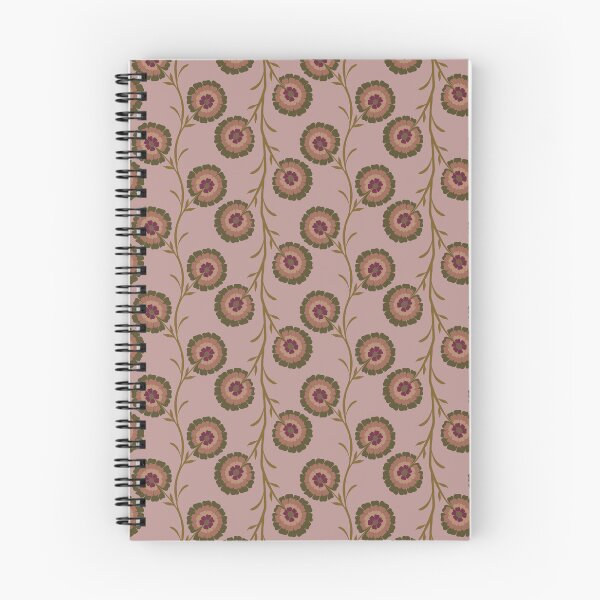 Item preview, Retro floral vines botanical wildflowers pattern designed and sold by Rukhscreations.