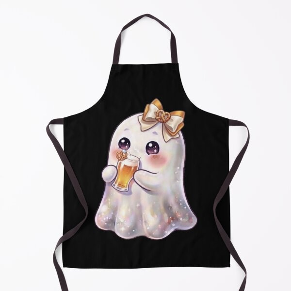 Item preview, Cute Kawaii Ghost Drinking Beer Glass Design / Halloween / Cafe / Ghosts / Foodie / Drinks / T-shirts mugs stickers phone case hardcover journal poster designed and sold by TeenLake.
