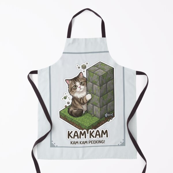 Item preview, Fluffy Kitty Meets the Voxel Blocky World: KAM KAM designed and sold by PetalsPaws.