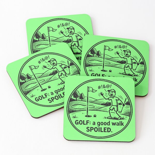 Item preview, Humorous Golf Cartoon designed and sold by ThreadRiotTees.