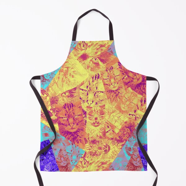 Item preview, Psychedelic Pop Art Cat Kaleidoscope Pattern designed and sold by Lukyanovart.