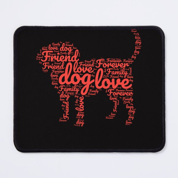 Item preview, Colorful Dog Word Cloud Portrait designed and sold by JoyVero.
