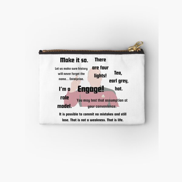 Item preview, Iconic Quotes of Captain Jean-Luc Picard designed and sold by RoseDesigns05.