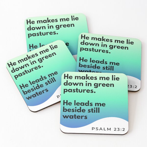 Item preview, PSALM 23:2 designed and sold by RainforestIsland.