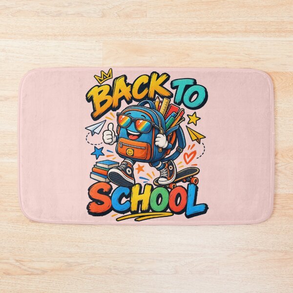 Item preview, Cool Backpack Mascot Back to School Skater Kids Design designed and sold by BLUESKY11a.