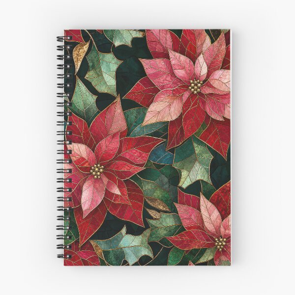 Item preview, Oversized Christmas Poinsettia Mosaic Pattern designed and sold by frumixart.