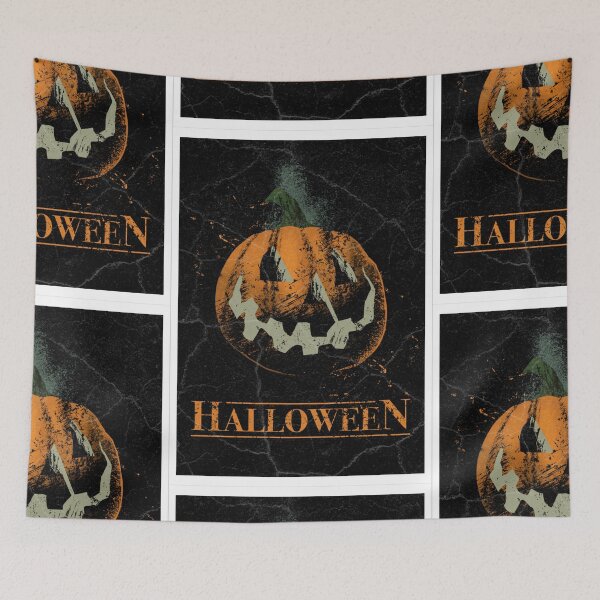 Item preview, Halloween Pumpkin Vintage Poster designed and sold by StillReal.