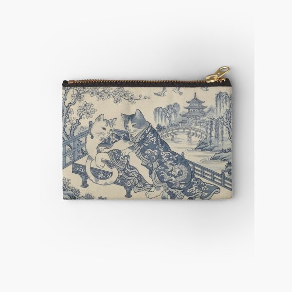 Item preview, Cat Shunga Willow Pattern #1 designed and sold by NickWhittleArt.