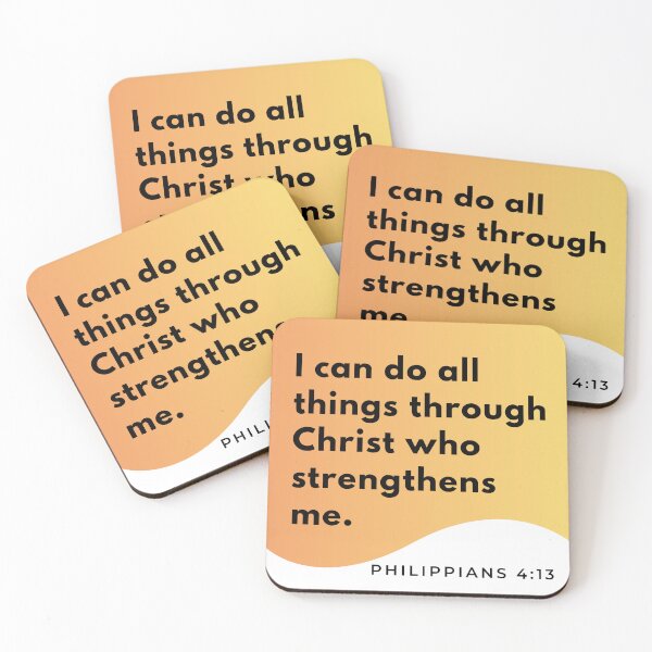 Item preview, PHILIPPIANS 4:13 designed and sold by RainforestIsland.