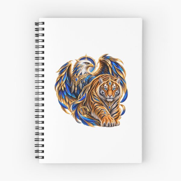 Item preview, Heraldic duo of the eagle and the tiger designed and sold by Hassine-Art.