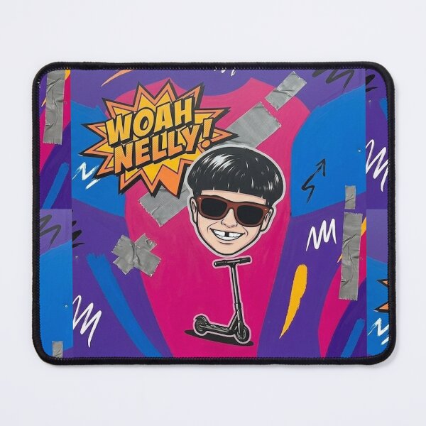 Item preview, Retro Pop Art "WAOH NELLY!" Scooter Icon Vector Graphic – Archival Alternative Meme Culture Print designed and sold by Retro-Archive.