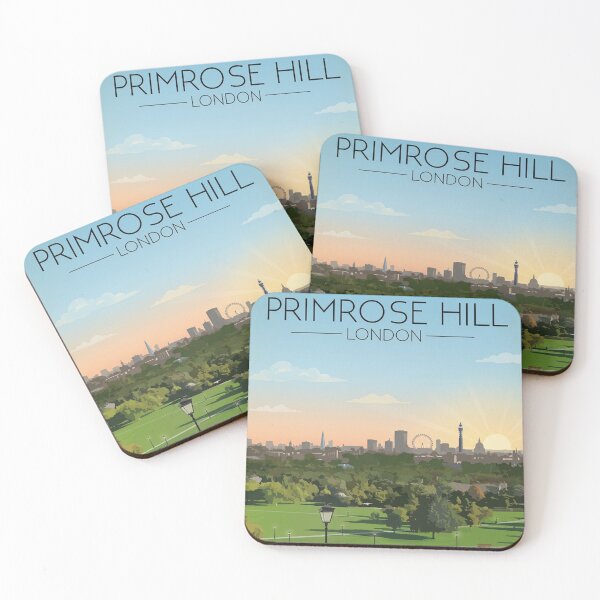 Item preview, Primrose Hill London Original Custom Vintage Poster Wall Art Design Pillow Gift designed and sold by Cool Robot Bro..