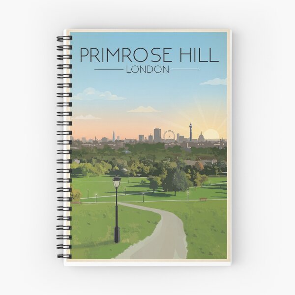Item preview, Primrose Hill London Original Custom Vintage Poster Wall Art Design Pillow Gift designed and sold by Cool Robot Bro..