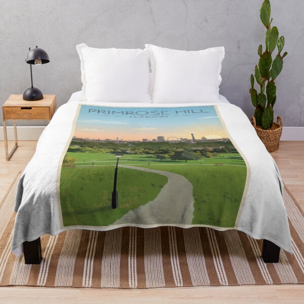 Item preview, Primrose Hill London Original Custom Vintage Poster Wall Art Design Pillow Gift designed and sold by Cool Robot Bro..