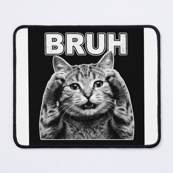 Item preview, Bruh-Cat-Funny-Black-Cat-Face-Meme-Retro-Gift designed and sold by world+167.