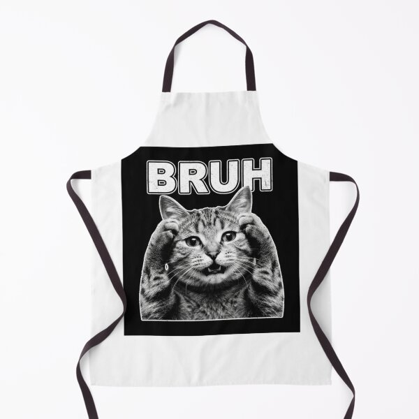 Item preview, Bruh-Cat-Funny-Black-Cat-Face-Meme-Retro-Gift designed and sold by world+167.