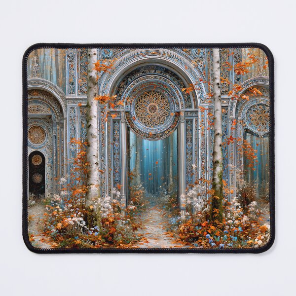 Item preview, The Rune Door Abstract Wall Art designed and sold by Dream Mythos Studios.