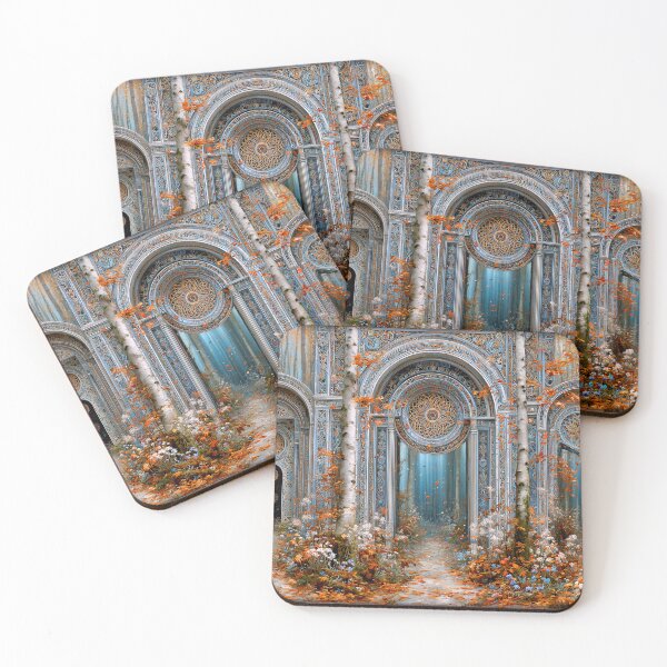 Item preview, The Rune Door Abstract Wall Art designed and sold by Dream Mythos Studios.
