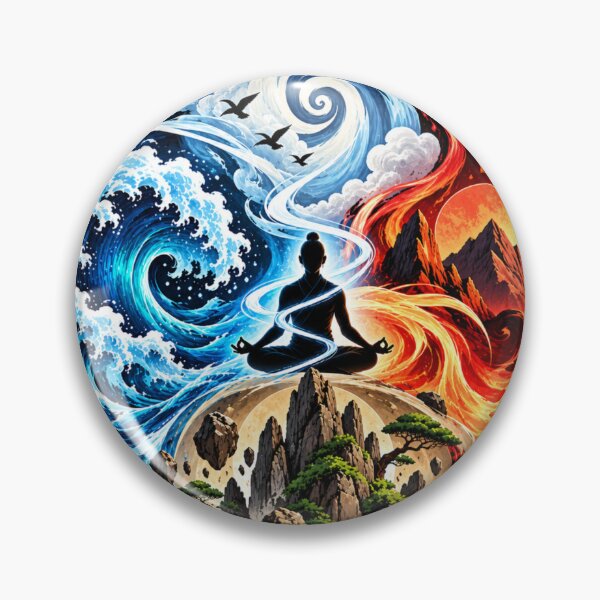 Item preview, Four Elements Fantasy Sticker designed and sold by Mystic Wild Studio.