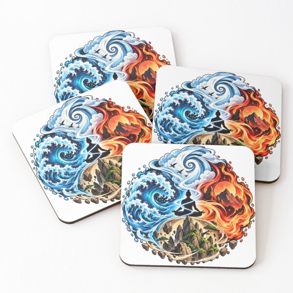Item preview, Four Elements Fantasy Sticker designed and sold by Mystic Wild Studio.