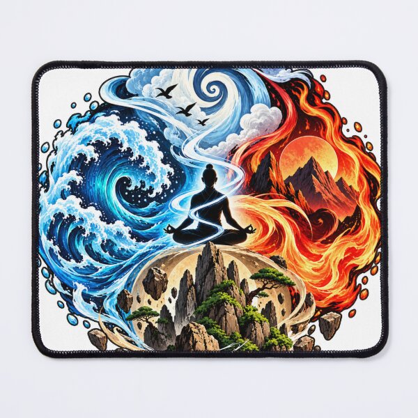 Item preview, Four Elements Fantasy Sticker designed and sold by Mystic Wild Studio.