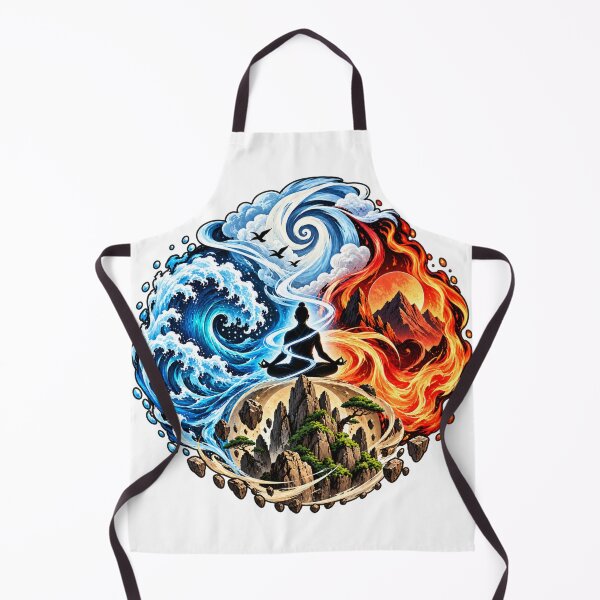 Item preview, Four Elements Fantasy Sticker designed and sold by Mystic Wild Studio.