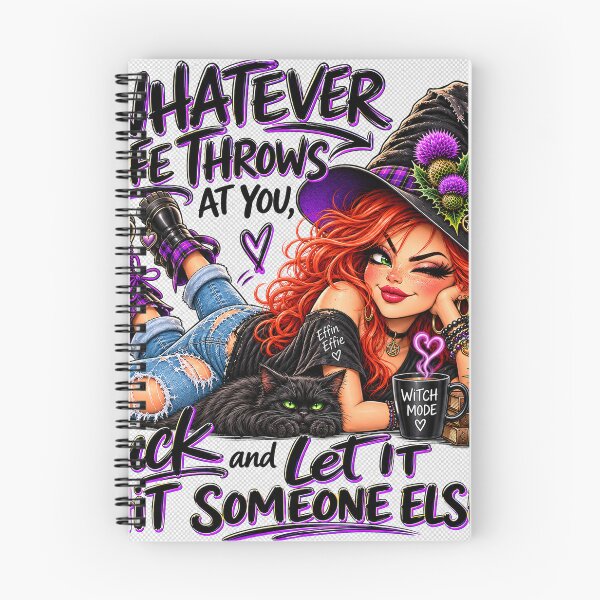 Item preview, Effin’ Effie – Duck & Let It Hit Someone Else | Funny Scottish Witch designed and sold by Thistleinkart.