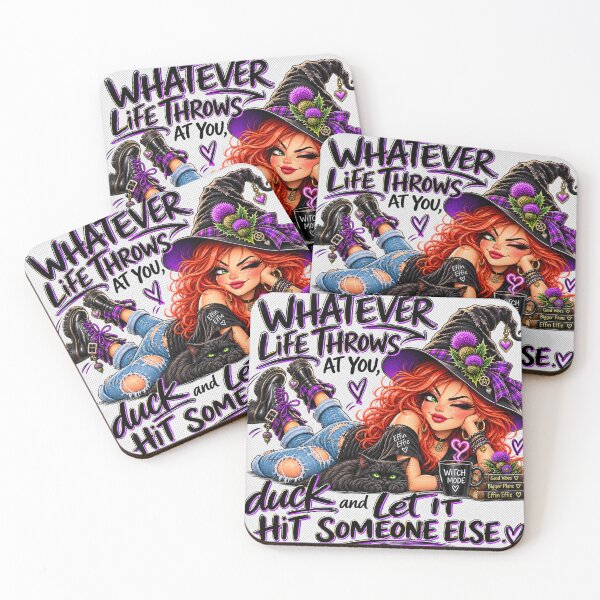 Item preview, Effin’ Effie – Duck & Let It Hit Someone Else | Funny Scottish Witch designed and sold by Thistleinkart.