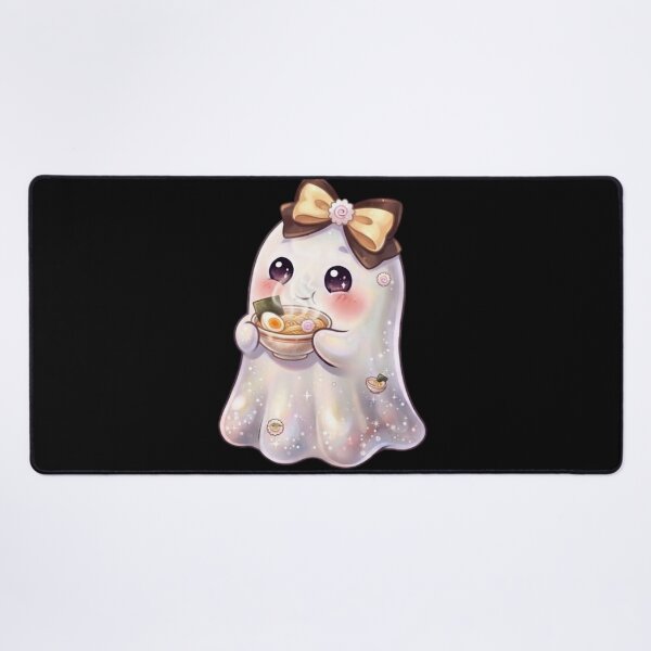 Item preview, Cute Kawaii Ghost Eating a Ramen Design / Halloween / Korean / Ghosts / Foodie / Kdrama / T-shirts mugs stickers phone case hardcover journal poster designed and sold by TeenLake.