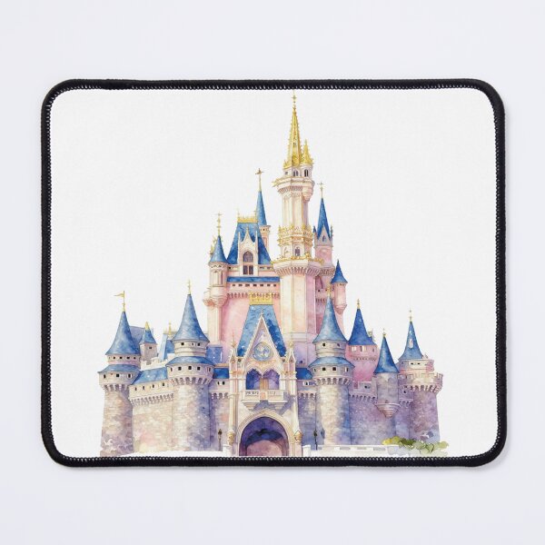 Item preview, Pastel Magic Castle - Whimsical Fairytale Watercolor designed and sold by WildArtIT.