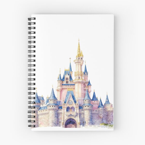 Item preview, Pastel Magic Castle - Whimsical Fairytale Watercolor designed and sold by WildArtIT.