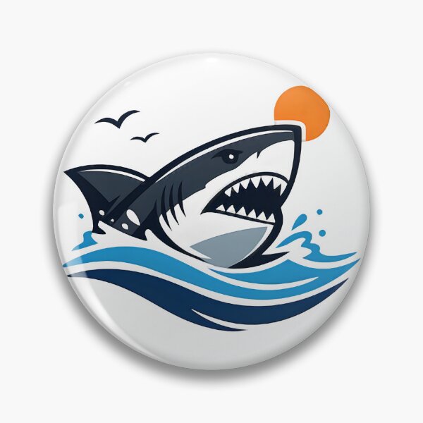 Item preview, Minimal Shark  – Ocean Vibes designed and sold by darkan1.