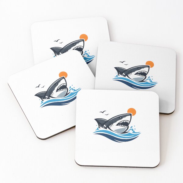 Item preview, Minimal Shark  – Ocean Vibes designed and sold by darkan1.