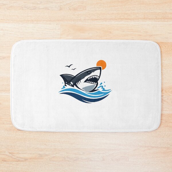 Item preview, Minimal Shark  – Ocean Vibes designed and sold by darkan1.